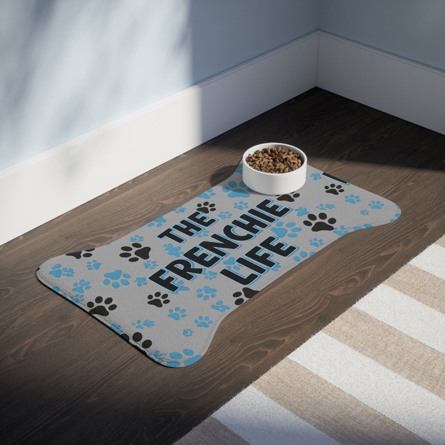 The Frenchie Life Feeding Mat (Blue)