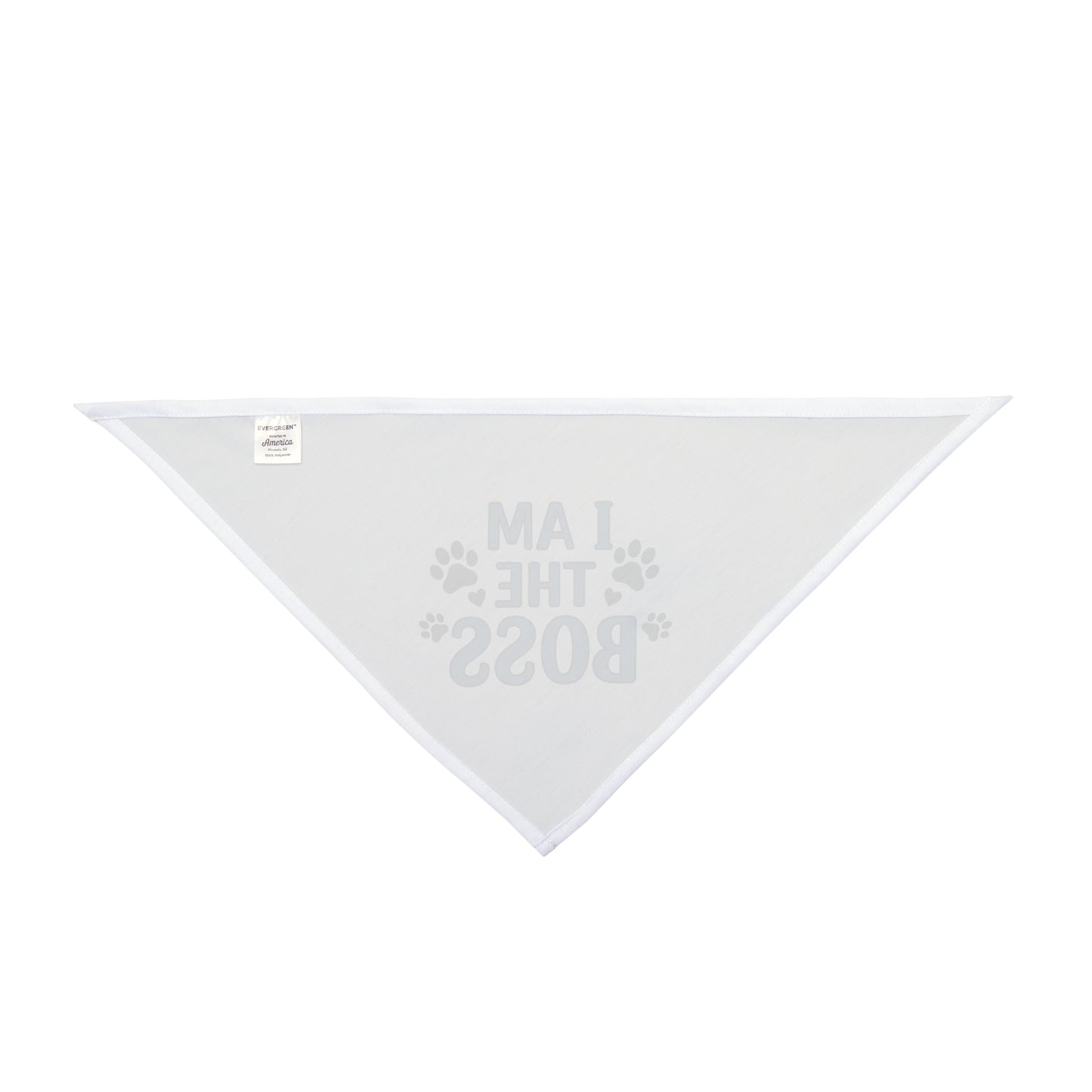 I Am The Boss Frenchie Bandana (Grey)