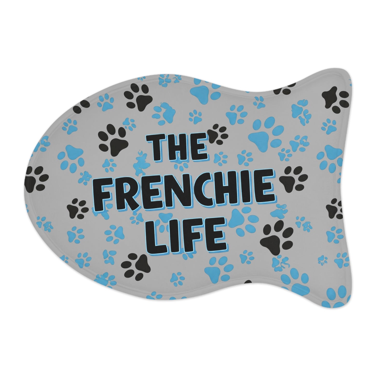 The Frenchie Life Feeding Mat (Blue)