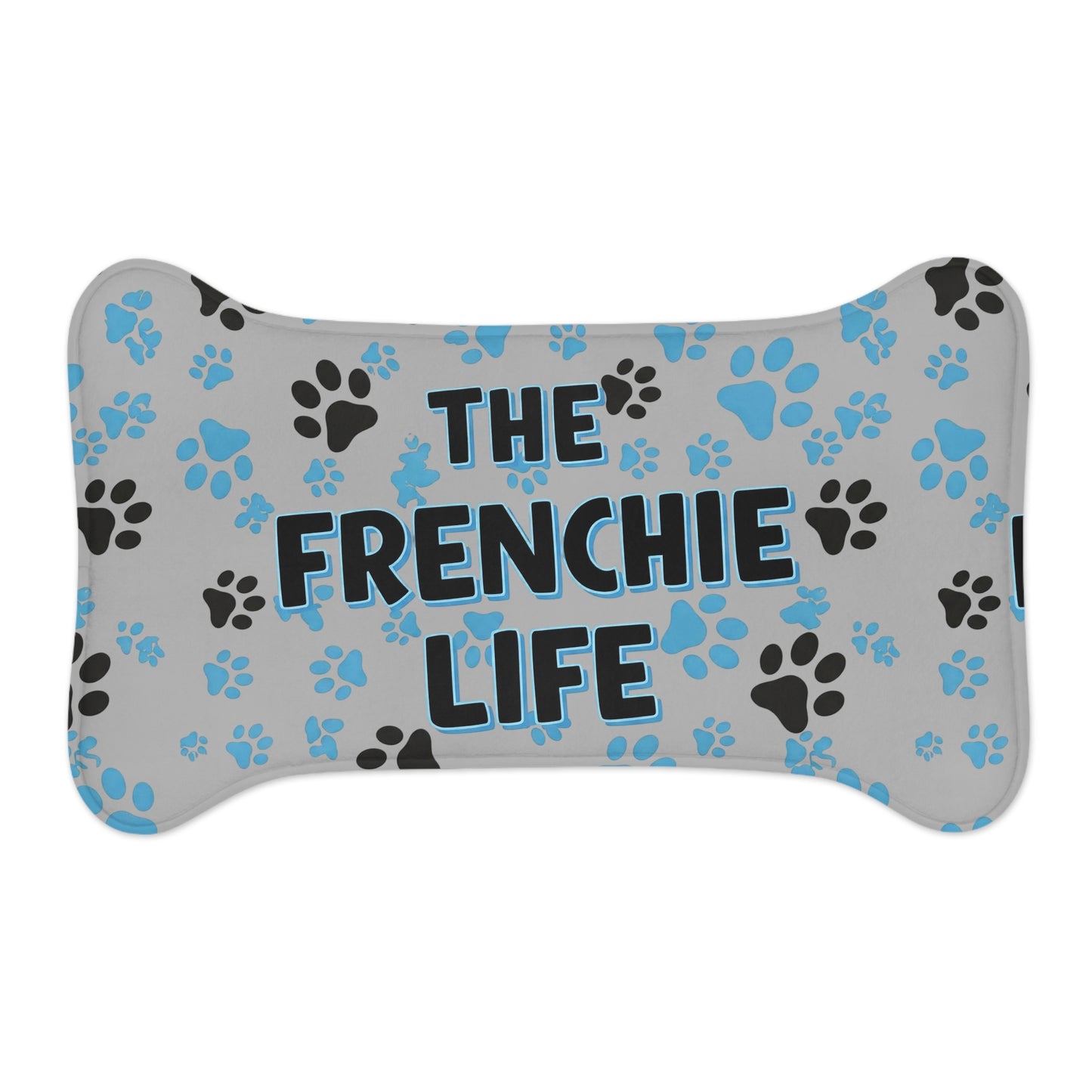 The Frenchie Life Feeding Mat (Blue)