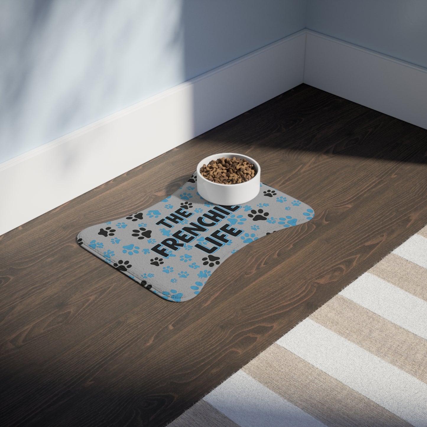The Frenchie Life Feeding Mat (Blue)