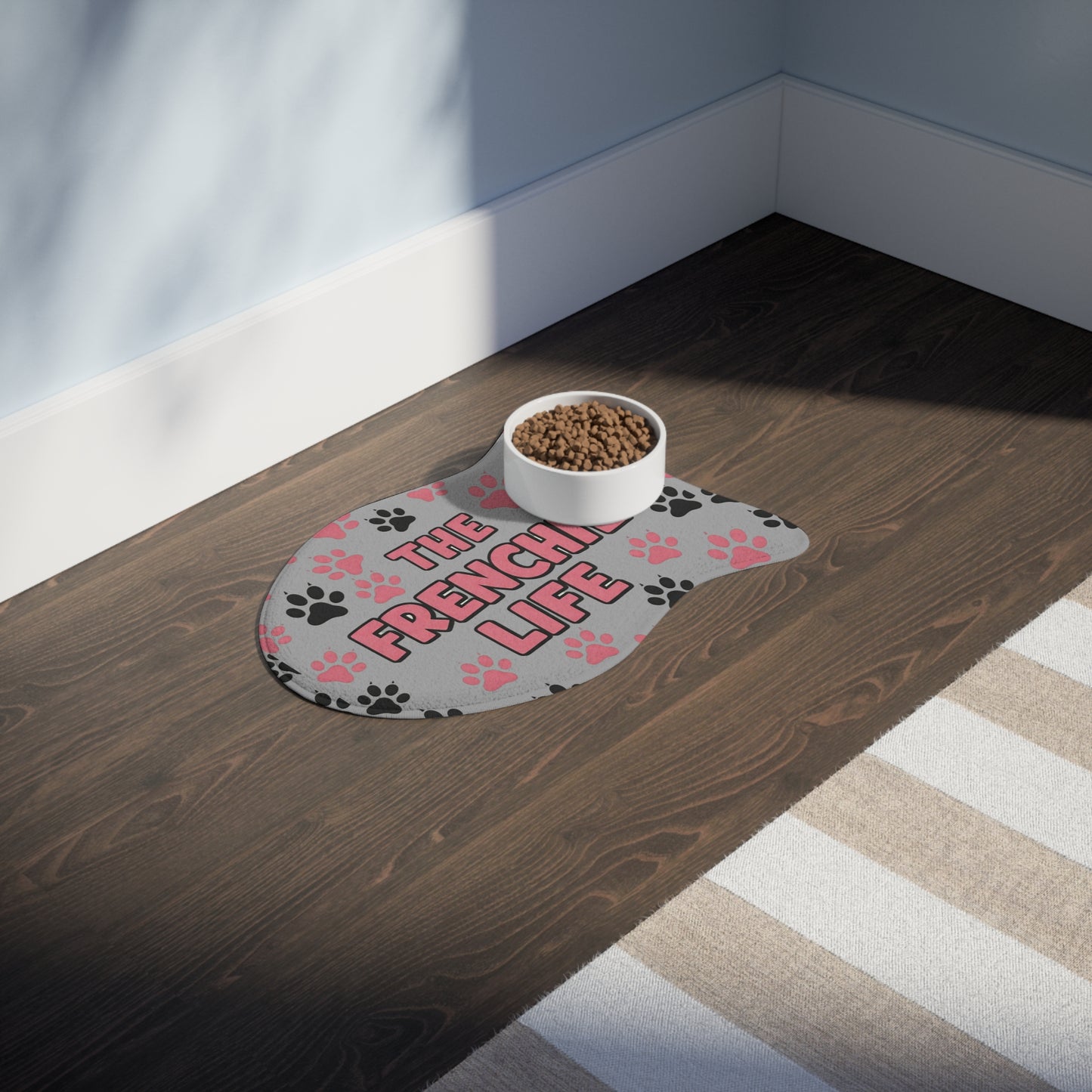 The Frenchie Life Feeding Mat (Pink)