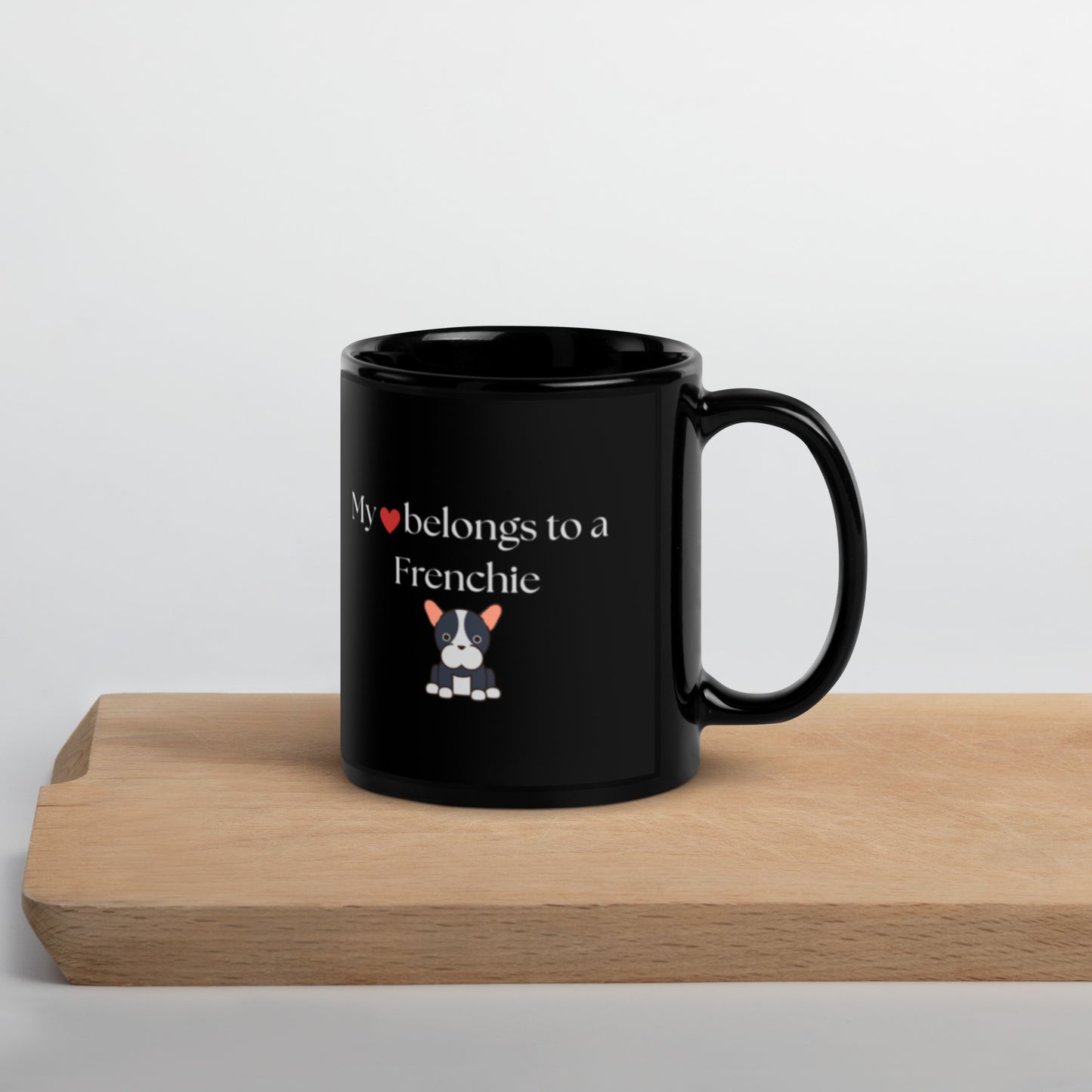 Heart Black Glossy Mug