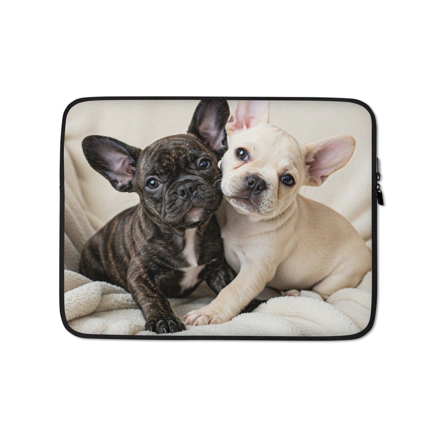 Double Frenchie Laptop Sleeve