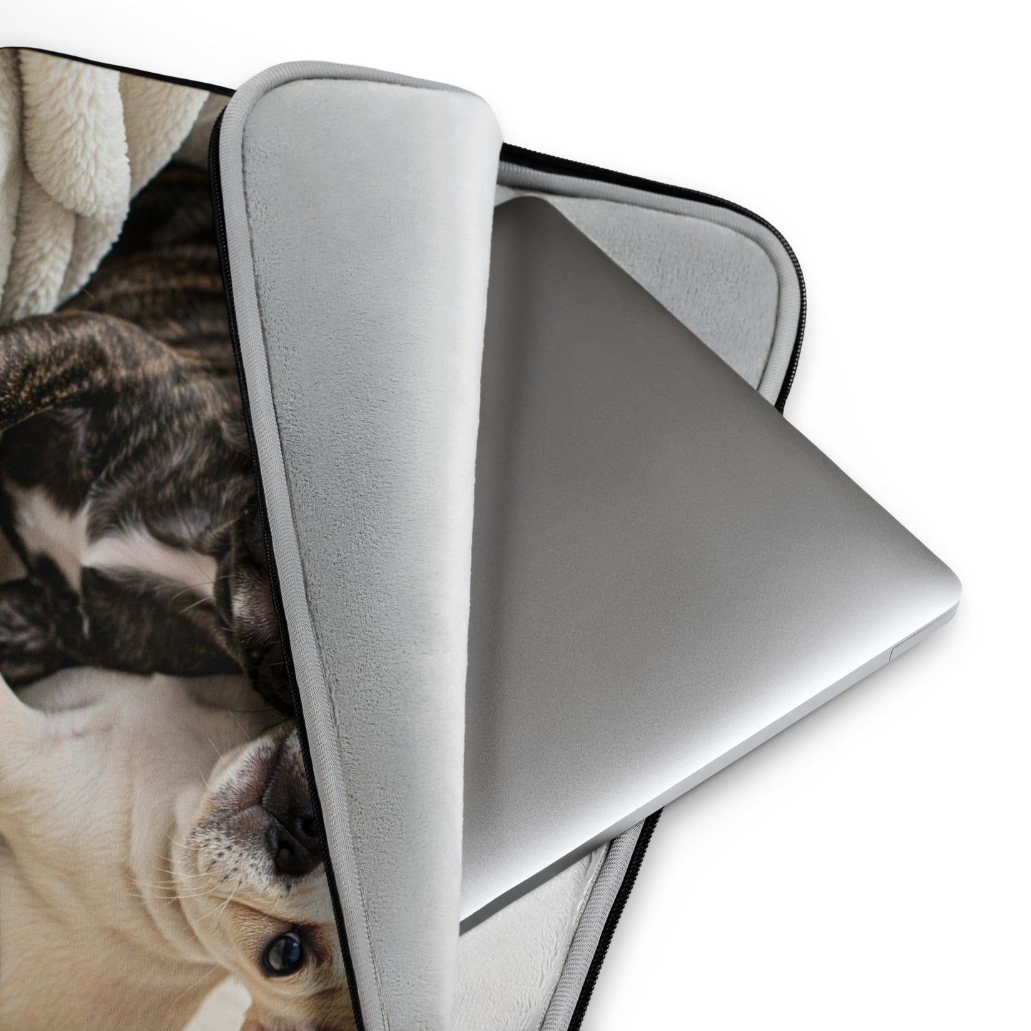 Double Frenchie Laptop Sleeve
