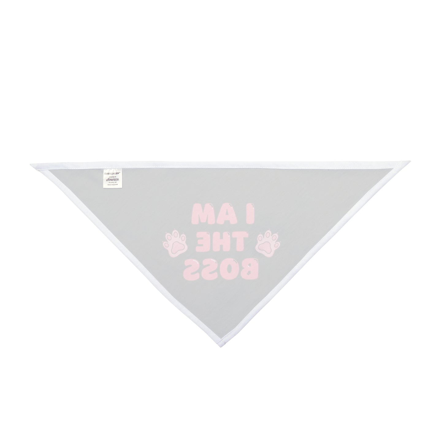 I Am The Boss Frenchie Bandana (Pink)