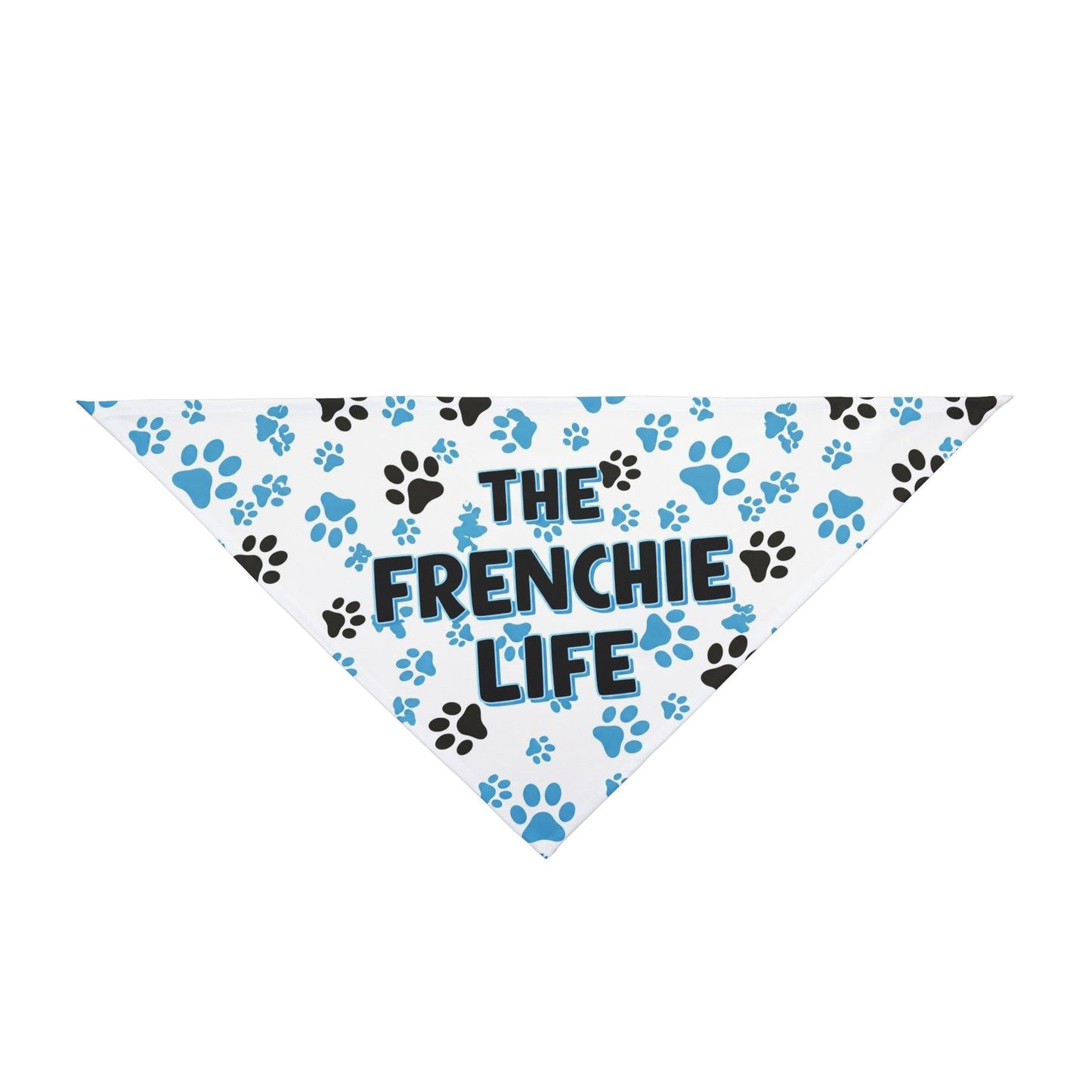 The Frenchie Life Bandana (Blue and Black)