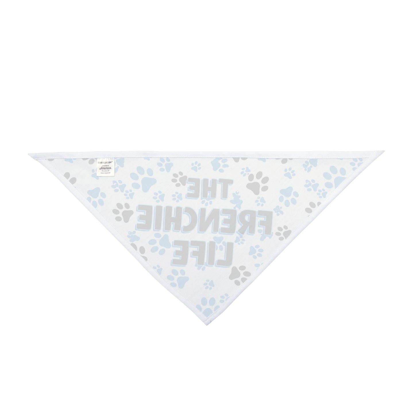 The Frenchie Life Bandana (Blue and Black)