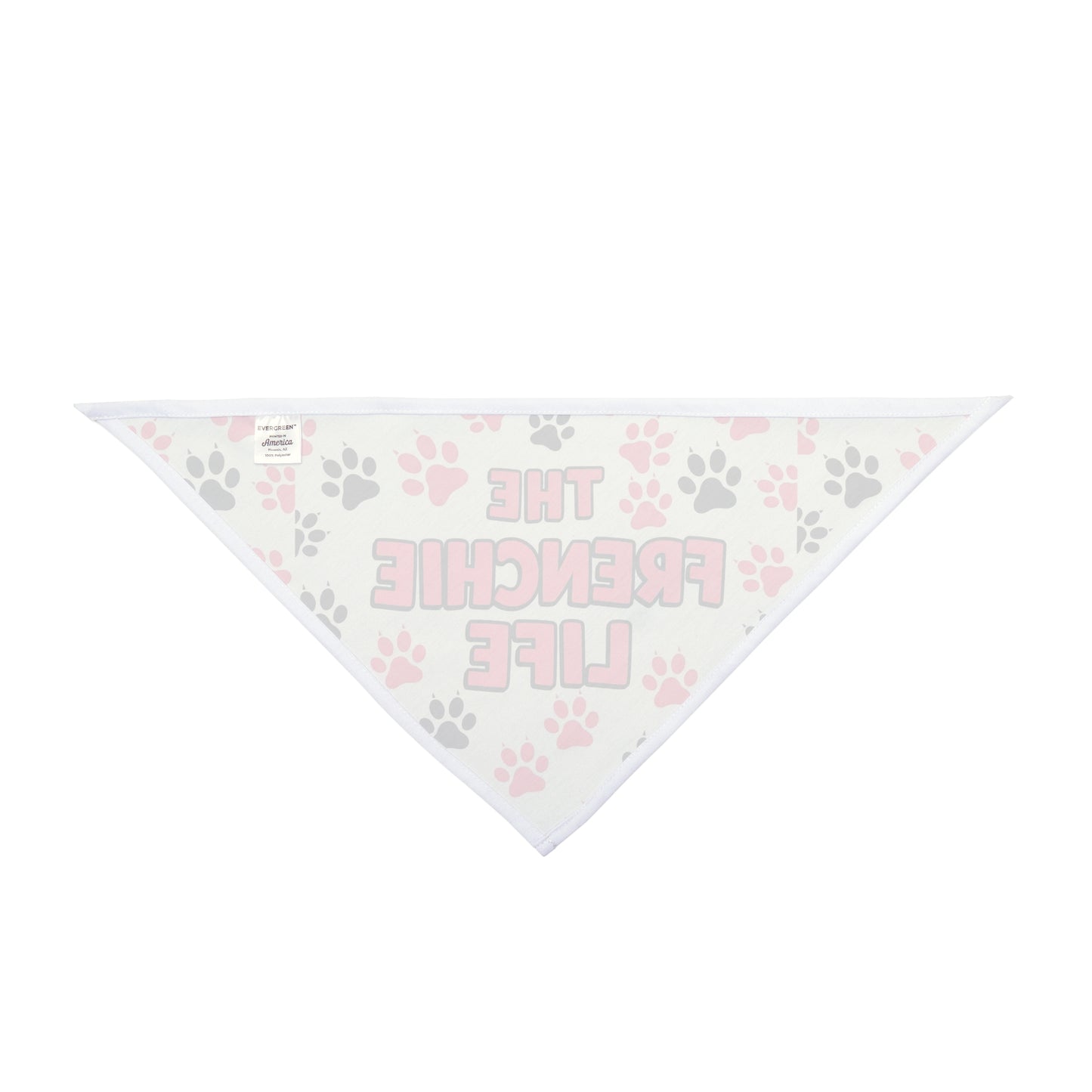 The Frenchie Life Bandana (Pink and Black)