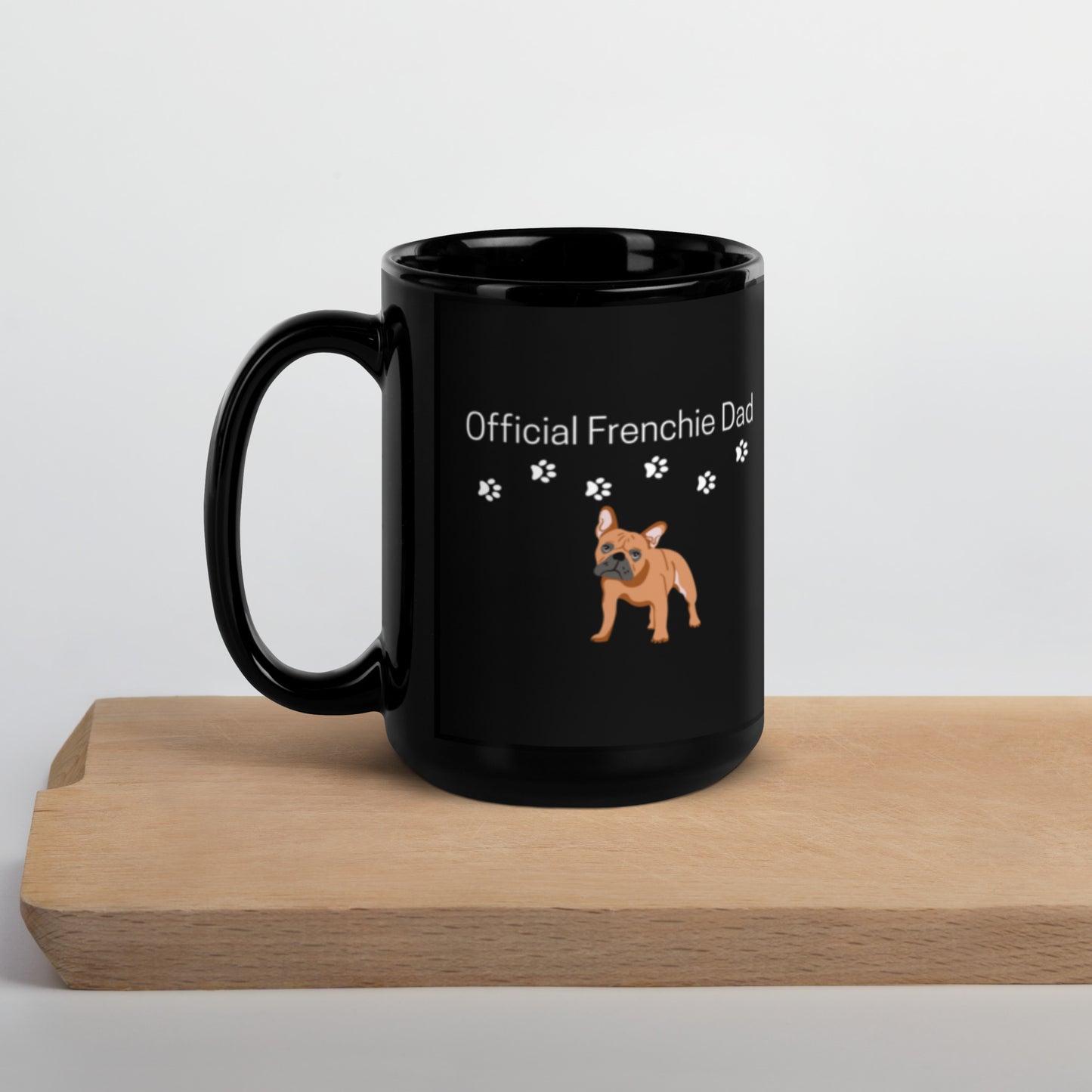 Dad Black Glossy Mug