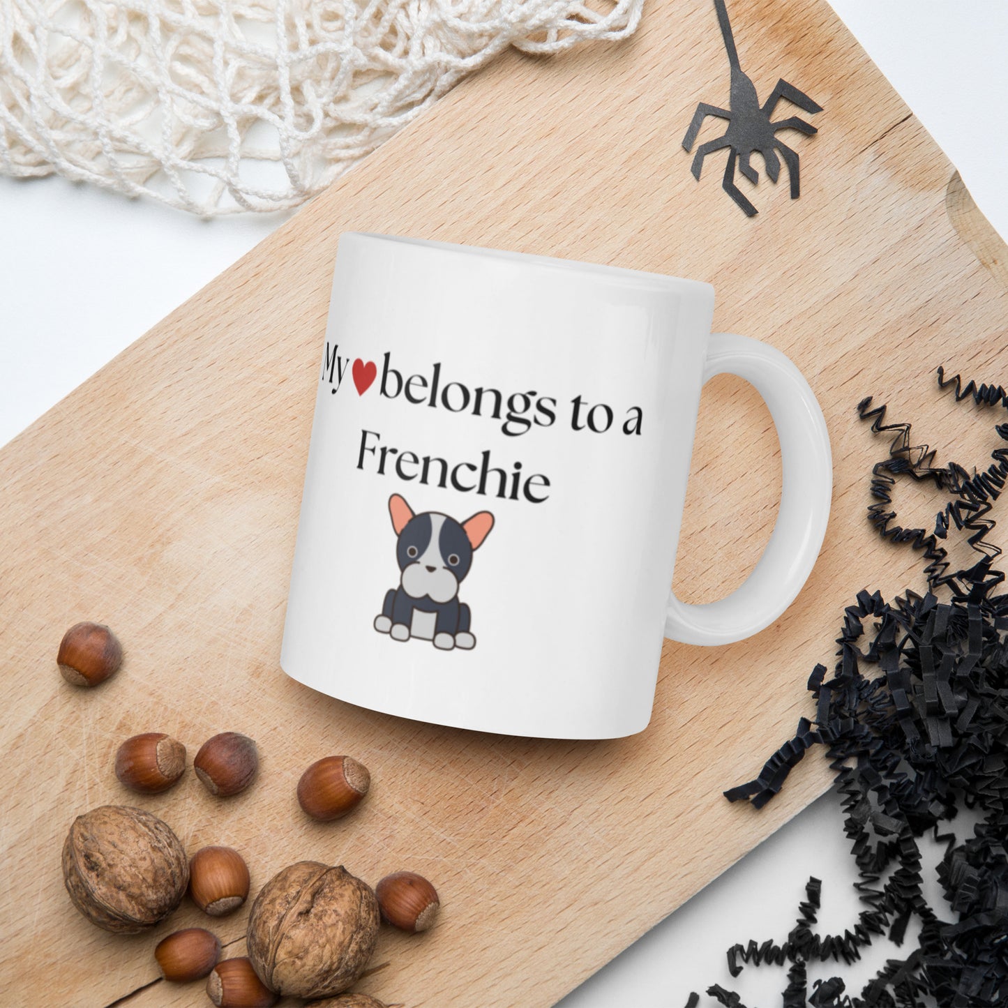 Heart White Glossy Mug